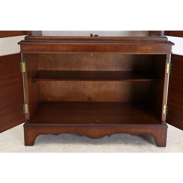 ce-50　1960年代イギリス製ビンテージ マホガニー ジョージアン様式 ショップショーケース ガラスキャビネット 飾り棚 陳列棚 ガラスケース 送料無料 |  | 10