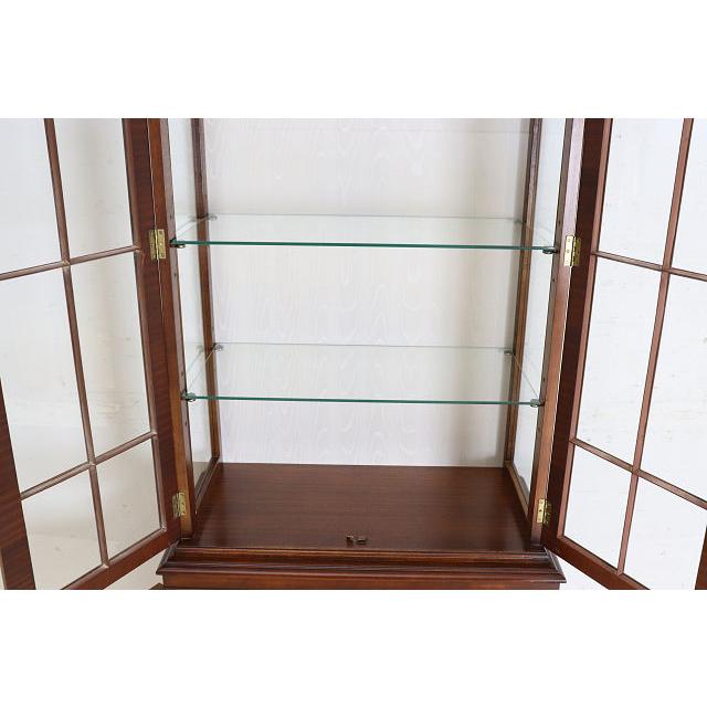 ce-50　1960年代イギリス製ビンテージ マホガニー ジョージアン様式 ショップショーケース ガラスキャビネット 飾り棚 陳列棚 ガラスケース 送料無料 |  | 12