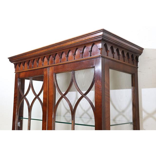 ce-50　1960年代イギリス製ビンテージ マホガニー ジョージアン様式 ショップショーケース ガラスキャビネット 飾り棚 陳列棚 ガラスケース 送料無料 |  | 13