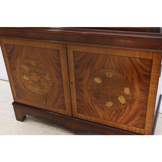 ce-50　1960年代イギリス製ビンテージ マホガニー ジョージアン様式 ショップショーケース ガラスキャビネット 飾り棚 陳列棚 ガラスケース 送料無料 |  | 15