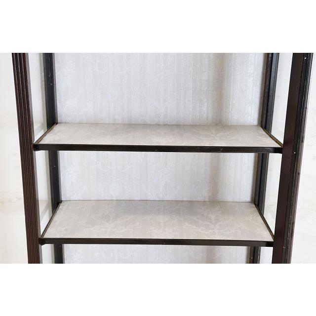 ce-5　1890年代イギリス製アンティーク　ビクトリアン　マホガニー　ディスプレイキャビネット　飾り棚 |  | 11