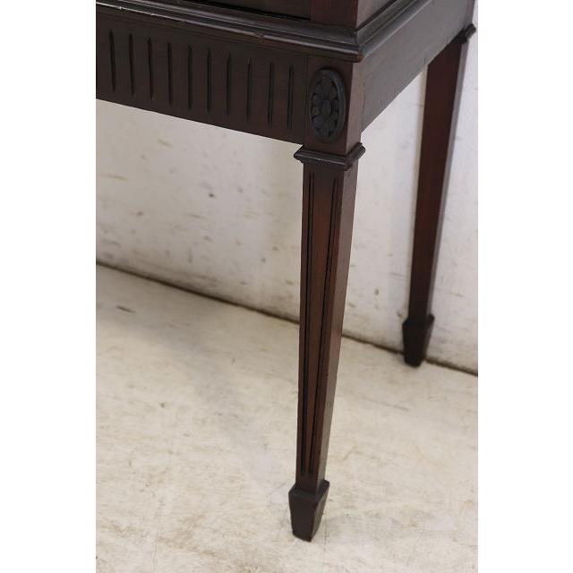 ce-5　1890年代イギリス製アンティーク　ビクトリアン　マホガニー　ディスプレイキャビネット　飾り棚 |  | 16