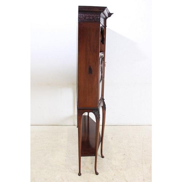 アンティーク キャビネット ガラス イギリス ビクトリアン |  | 18