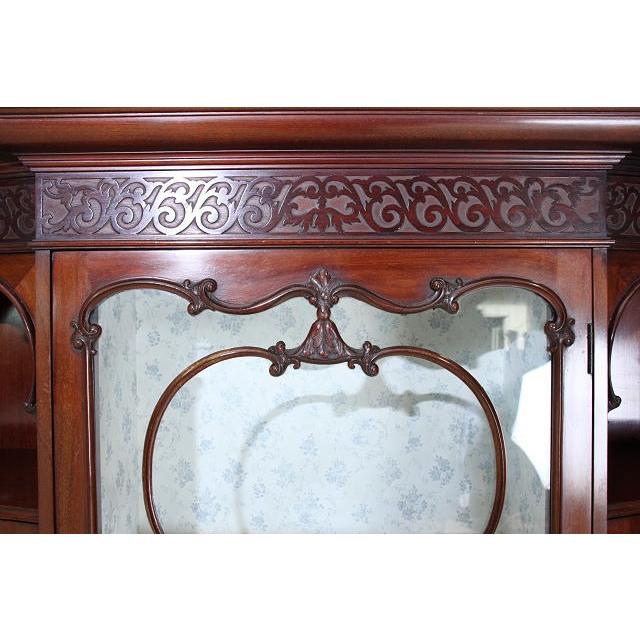 アンティーク キャビネット ガラス イギリス ビクトリアン |  | 08