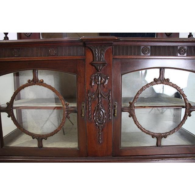 アンティーク キャビネット ガラス イギリス 英国　レトロ |  | 11