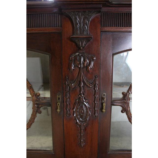 アンティーク キャビネット ガラス イギリス 英国　レトロ |  | 12