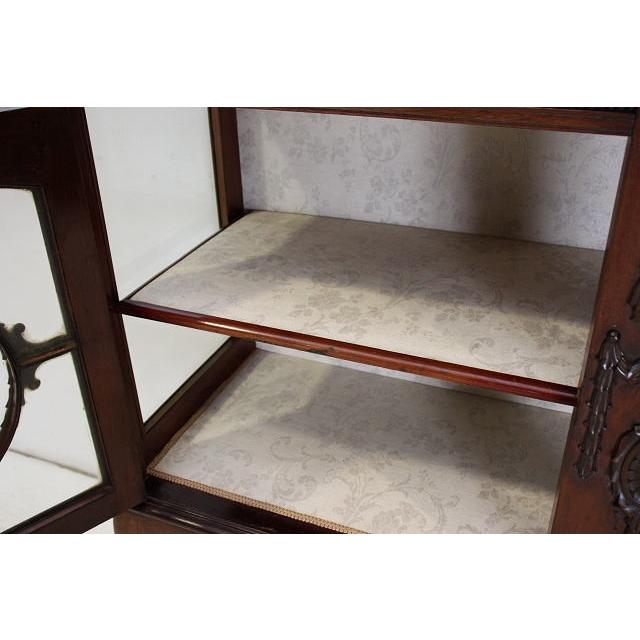 アンティーク キャビネット ガラス イギリス 英国　レトロ |  | 14