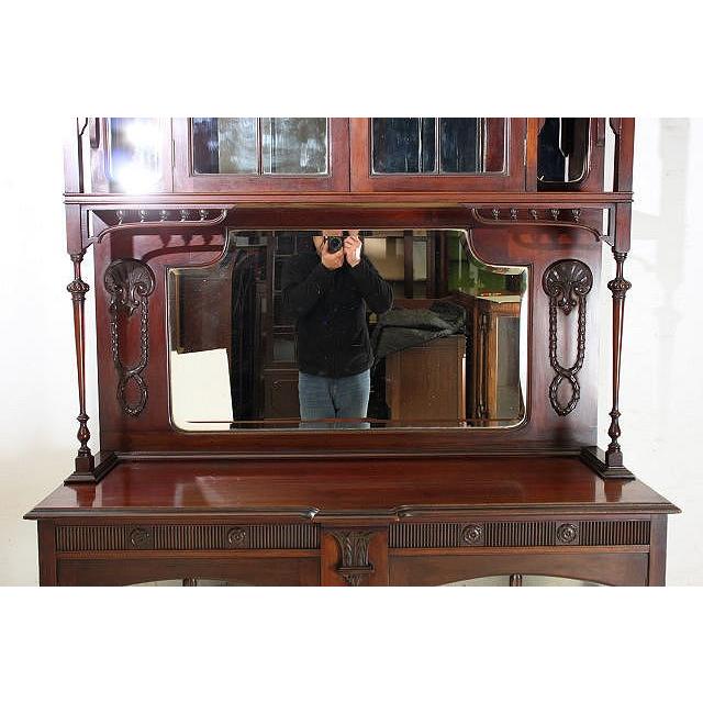 アンティーク キャビネット ガラス イギリス 英国　レトロ |  | 04