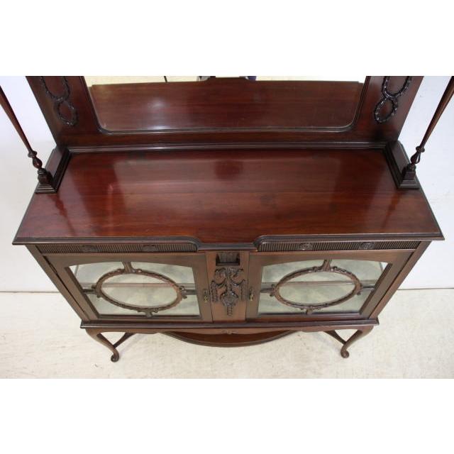 アンティーク キャビネット ガラス イギリス 英国　レトロ |  | 07