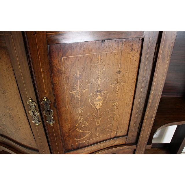 アンティーク 大型 エンパイヤキャビネット ガラス イギリス 英国 家具 レトロ |  | 13