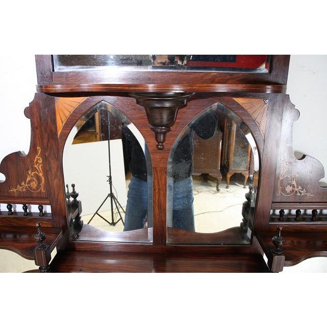 アンティーク 大型 エンパイヤキャビネット ガラス イギリス 英国 家具 レトロ |  | 07