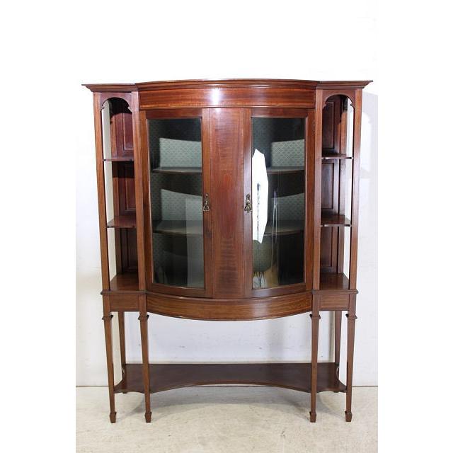 キャビネット アンティーク サテンウッド エドワーディアン イギリス |  | 01