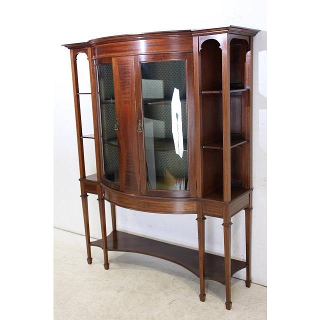 キャビネット アンティーク サテンウッド エドワーディアン イギリス |  | 02