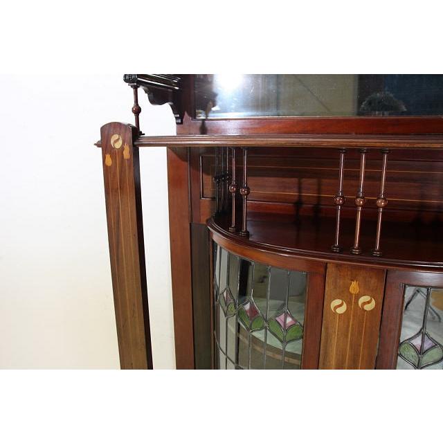 アンティーク アールヌーボー キャビネット ガラス イギリス 英国 家具 レトロ |  | 11