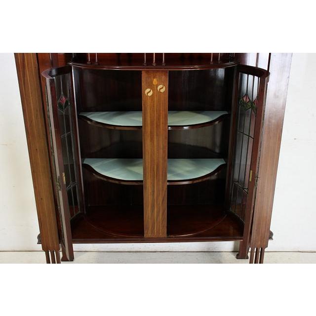 アンティーク アールヌーボー キャビネット ガラス イギリス 英国 家具 レトロ |  | 13