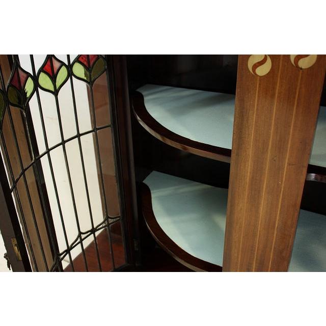 アンティーク アールヌーボー キャビネット ガラス イギリス 英国 家具 レトロ |  | 14