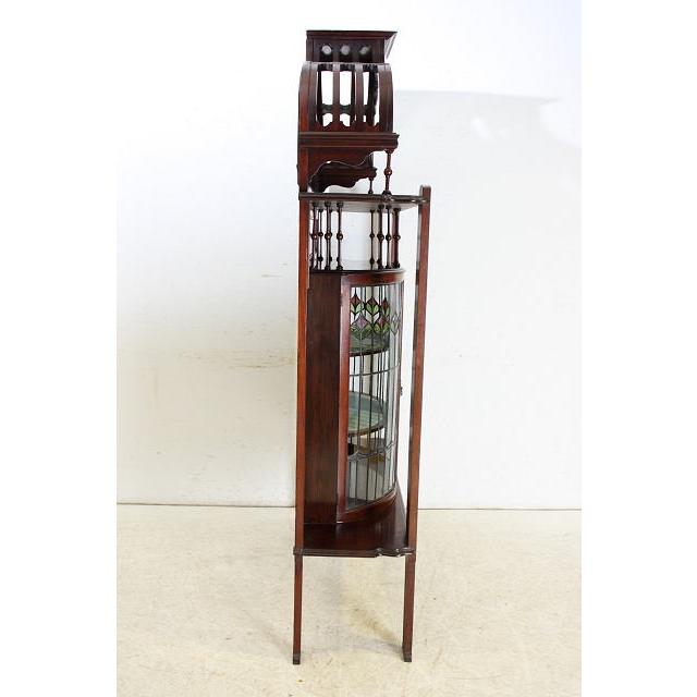 アンティーク アールヌーボー キャビネット ガラス イギリス 英国 家具 レトロ |  | 18