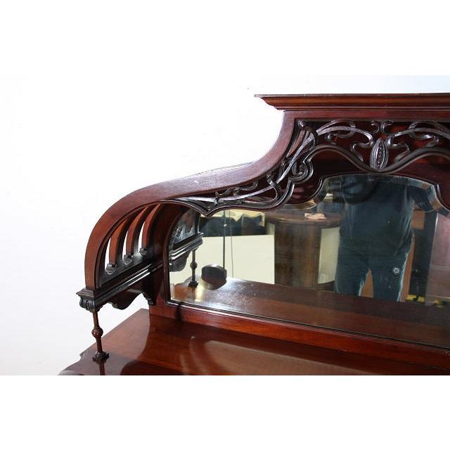 アンティーク アールヌーボー キャビネット ガラス イギリス 英国 家具 レトロ |  | 07