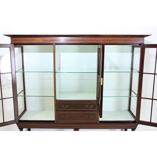 英国アンティーク家具 1910年代 イギリス製 ローズウッド エドワーディアン ディスプレイキャビネット 飾り棚 ショーケース 〈商品番号 ce-93〉 |  | 10