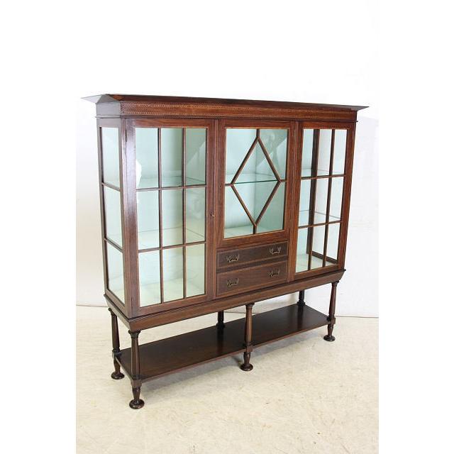英国アンティーク家具 1910年代 イギリス製 ローズウッド エドワーディアン ディスプレイキャビネット 飾り棚 ショーケース 〈商品番号 ce-93〉 |  | 17