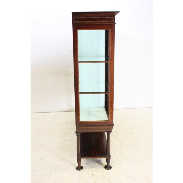 英国アンティーク家具 1910年代 イギリス製 ローズウッド エドワーディアン ディスプレイキャビネット 飾り棚 ショーケース 〈商品番号 ce-93〉 |  | 18