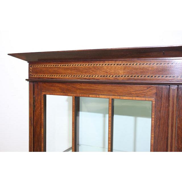 英国アンティーク家具 1910年代 イギリス製 ローズウッド エドワーディアン ディスプレイキャビネット 飾り棚 ショーケース 〈商品番号 ce-93〉 |  | 05