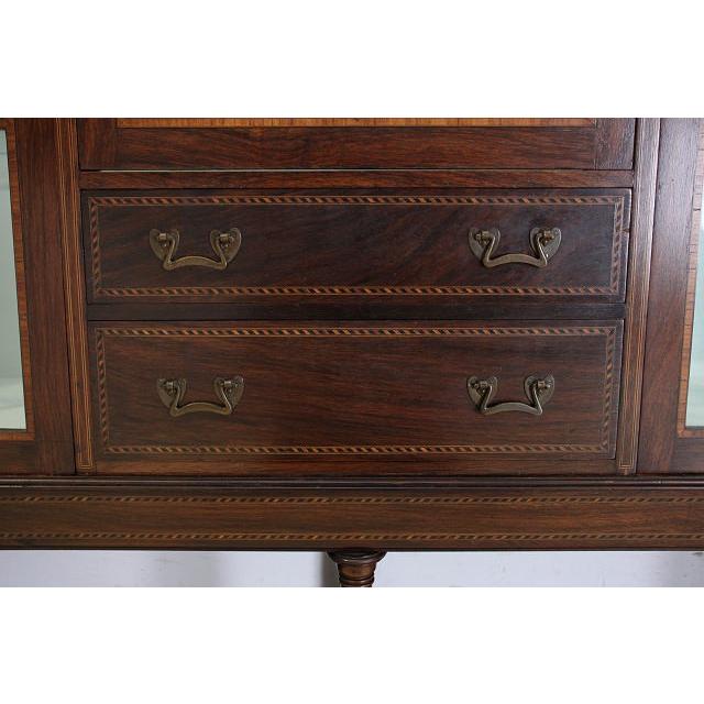 英国アンティーク家具 1910年代 イギリス製 ローズウッド エドワーディアン ディスプレイキャビネット 飾り棚 ショーケース 〈商品番号 ce-93〉 |  | 08