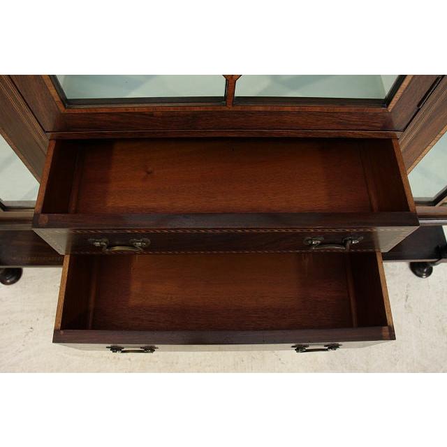 英国アンティーク家具 1910年代 イギリス製 ローズウッド エドワーディアン ディスプレイキャビネット 飾り棚 ショーケース 〈商品番号 ce-93〉 |  | 09