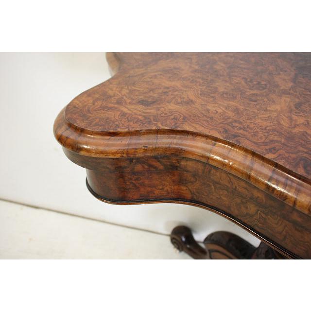 cl-3　1880年代 イギリス製 アンティーク　ビクトリアン　ウォルナット　カードテーブル　ゲームテーブル |  | 10