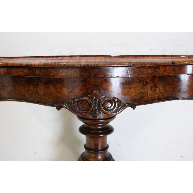 cl-3　1880年代 イギリス製 アンティーク　ビクトリアン　ウォルナット　カードテーブル　ゲームテーブル |  | 11
