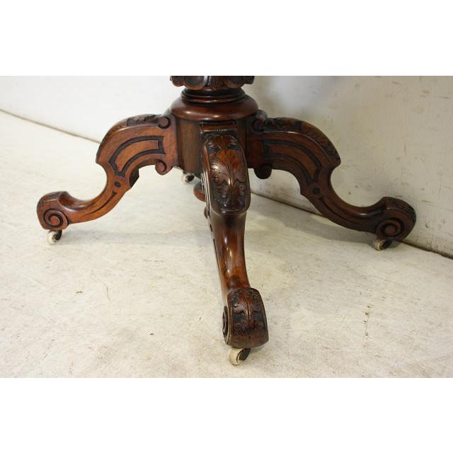 cl-3　1880年代 イギリス製 アンティーク　ビクトリアン　ウォルナット　カードテーブル　ゲームテーブル |  | 14