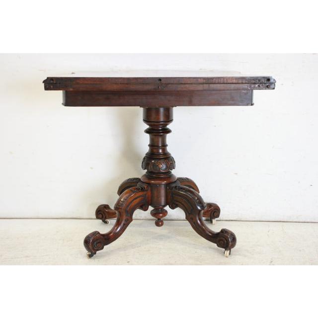 cl-3　1880年代 イギリス製 アンティーク　ビクトリアン　ウォルナット　カードテーブル　ゲームテーブル |  | 20
