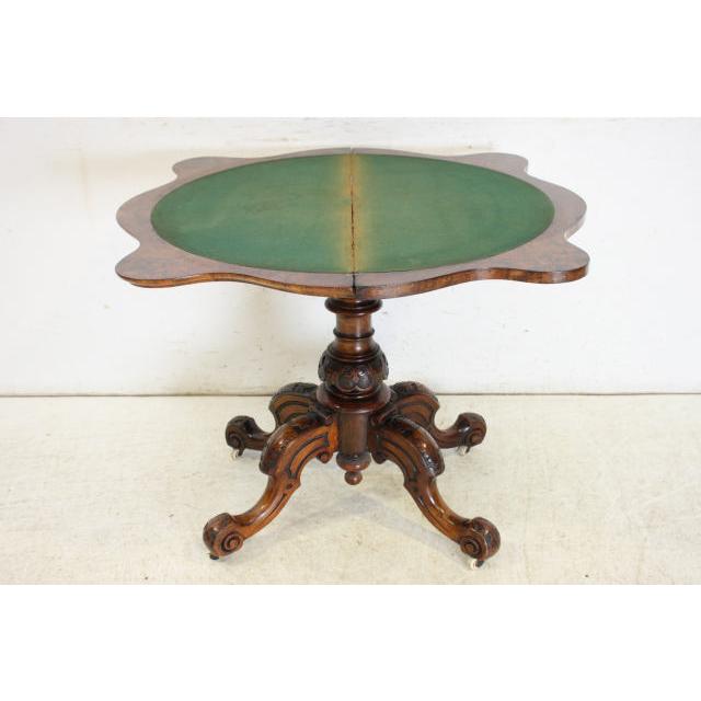 cl-3　1880年代 イギリス製 アンティーク　ビクトリアン　ウォルナット　カードテーブル　ゲームテーブル |  | 05