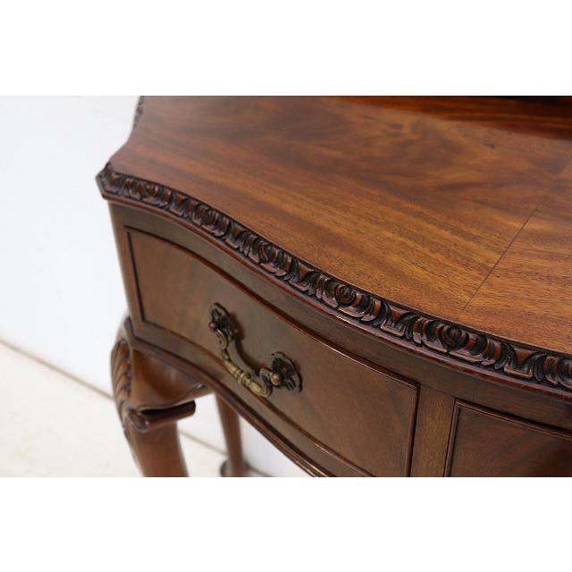 cl-5　1960年代イギリス製ビンテージ マホガニー クイーンアン様式 引き出し付き コンソールテーブル ホールテーブル サイドテーブル 送料無料 |  | 10