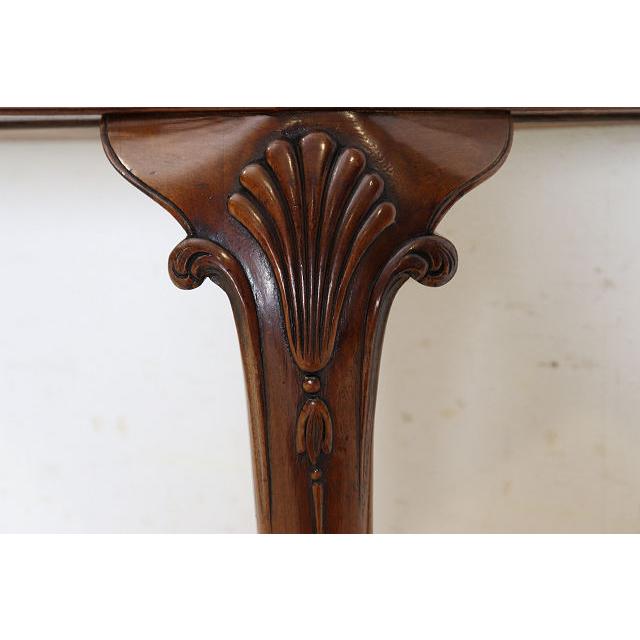 cl-5　1960年代イギリス製ビンテージ マホガニー クイーンアン様式 引き出し付き コンソールテーブル ホールテーブル サイドテーブル 送料無料 |  | 16