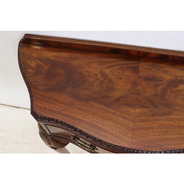 cl-5　1960年代イギリス製ビンテージ マホガニー クイーンアン様式 引き出し付き コンソールテーブル ホールテーブル サイドテーブル 送料無料 |  | 06