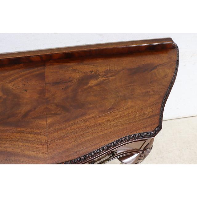 cl-5　1960年代イギリス製ビンテージ マホガニー クイーンアン様式 引き出し付き コンソールテーブル ホールテーブル サイドテーブル 送料無料 |  | 07