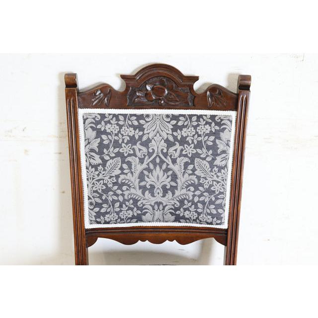 dn-10　1890年代イギリス製アンティーク ビクトリアン ウォルナット パネルバック ダイニングチェア 食卓椅子 いす イス ヨーロピアン |  | 07