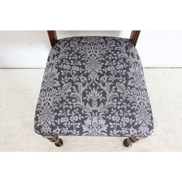 dn-10　1890年代イギリス製アンティーク ビクトリアン ウォルナット パネルバック ダイニングチェア 食卓椅子 いす イス ヨーロピアン |  | 08