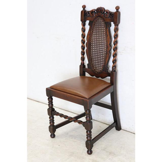 アンティーク ダイニングチェア イギリス 1920年頃 オーク材