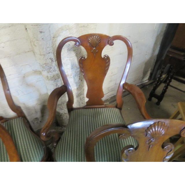 【送料無料】次回入荷予定｜1950年代 イギリス製 アンティーク ウォルナット クイーンアン様式 ダイニングチェア6脚セット＜商品番号 dn-1＞ |  | 04