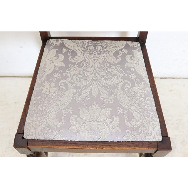 dn-20　1960年代イギリス製ビンテージ オーク ラダーバック ダイニングチェア4脚セット 椅子 いす イス アンティーク レトロ 送料無料 |  | 12