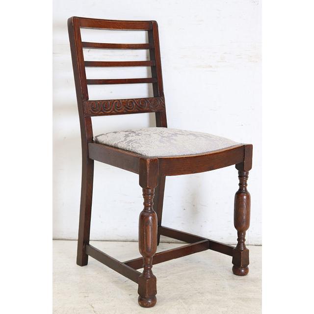 dn-20　1960年代イギリス製ビンテージ オーク ラダーバック ダイニングチェア4脚セット 椅子 いす イス アンティーク レトロ 送料無料 |  | 18