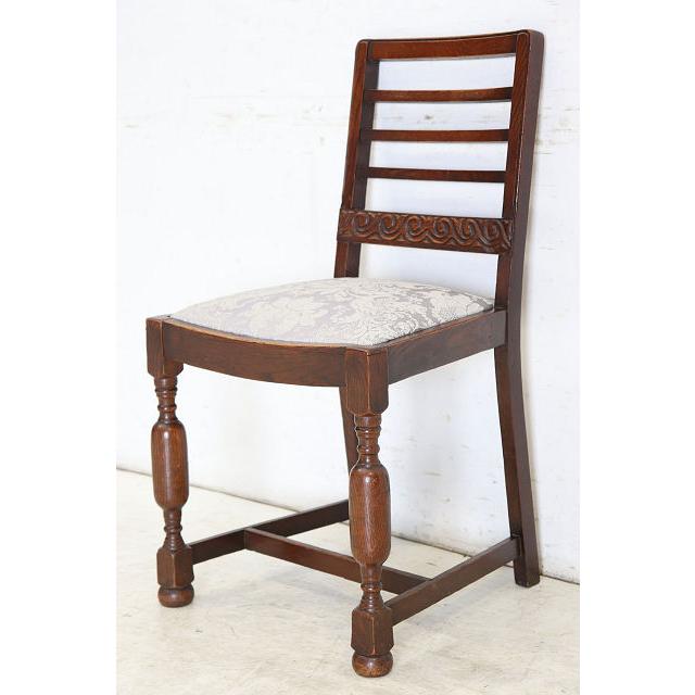 dn-20　1960年代イギリス製ビンテージ オーク ラダーバック ダイニングチェア4脚セット 椅子 いす イス アンティーク レトロ 送料無料 |  | 07