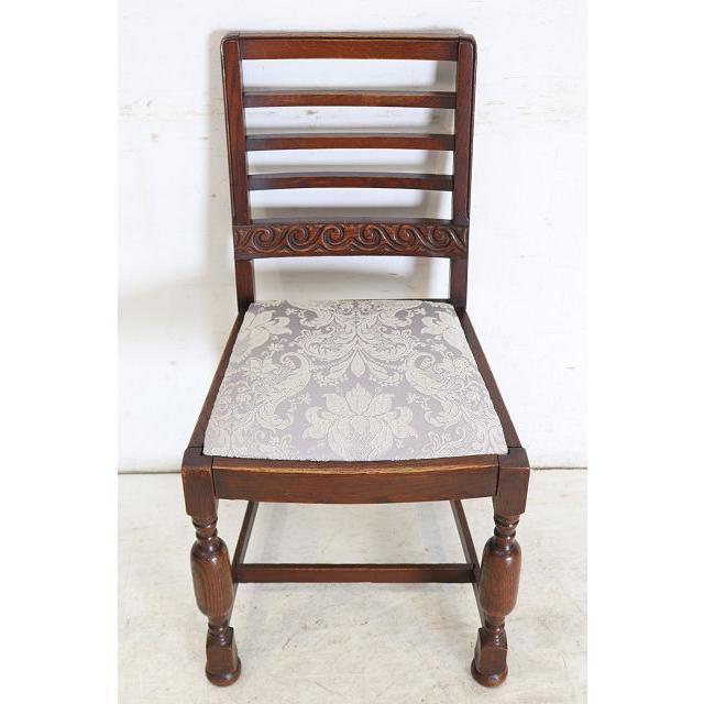 dn-20　1960年代イギリス製ビンテージ オーク ラダーバック ダイニングチェア4脚セット 椅子 いす イス アンティーク レトロ 送料無料 |  | 08