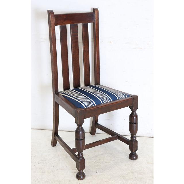 dn-24　1940年代イギリス製アンティーク オーク ダブルカップレッグ ダイニングチェア 4脚セット 食卓椅子 いす イス 送料無料 |  | 17