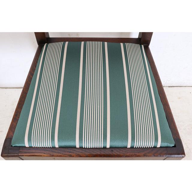 dn-32　1930年代イギリス製アンティーク オーク シュガーバリーツイスト ダイニングチェア 4脚セット 食卓椅子 いす イス 送料無料 |  | 14