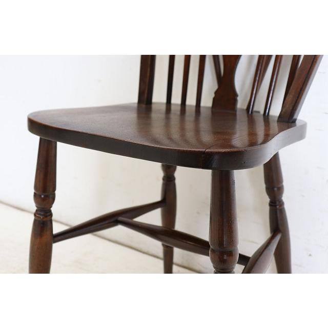 dn-40　1970年代イギリス製ビンテージ エルム ホイールバック ウインザーチェア キッチン ダイニング カントリー レトロ 椅子 いす イス（A） |  | 13