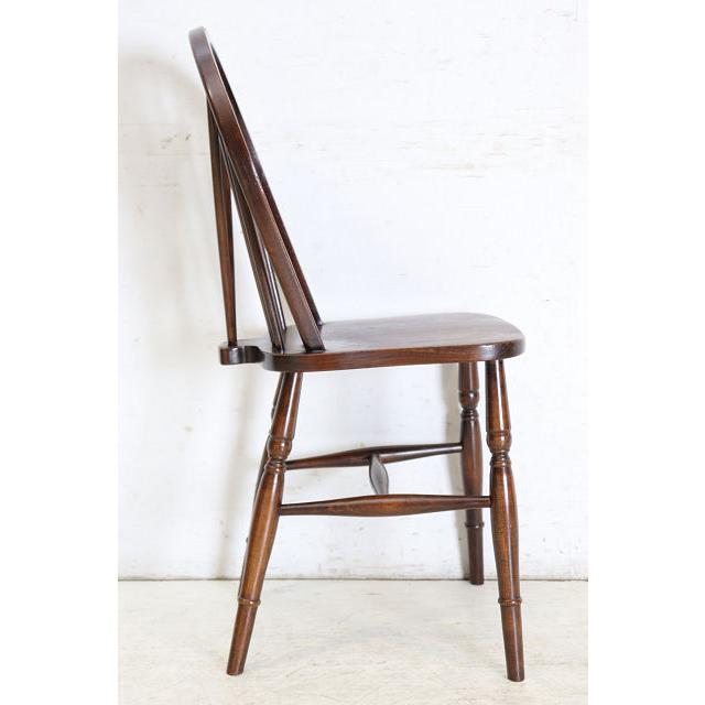 dn-40　1970年代イギリス製ビンテージ エルム ホイールバック ウインザーチェア キッチン ダイニング カントリー レトロ 椅子 いす イス（A） |  | 19