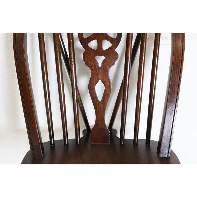 dn-42　1970年代イギリス製ビンテージ エルム ホイールバック ウインザーチェア キッチン ダイニング カントリー レトロ 椅子 いす イス（C） |  | 10